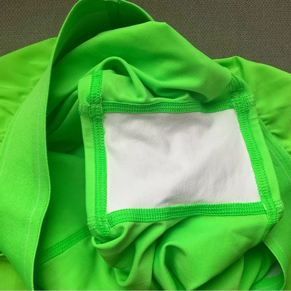 Alo Yoga Match Point Tennis Skirt Green Glow XS